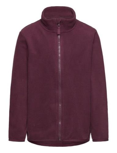 Jacket Fleece Outerwear Fleece Outerwear Fleece Jackets Burgundy Linde...