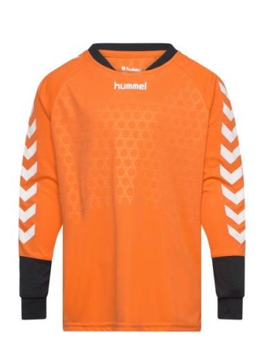 Essential Gk Jersey Tops T-shirts Long-sleeved T-Skjorte Orange Hummel