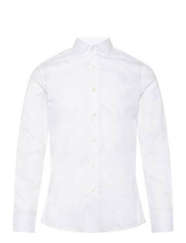 Adley C Tops Shirts Business White Tiger Of Sweden