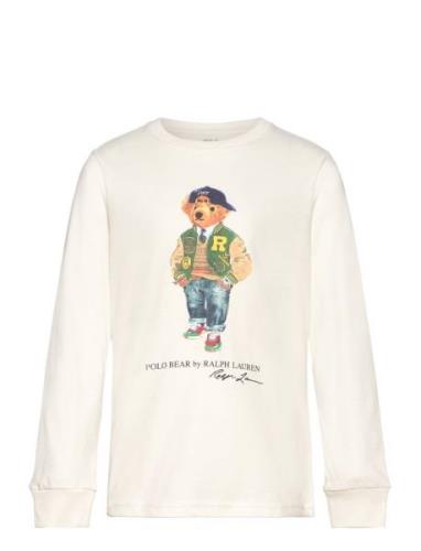 Polo Bear Cotton Long-Sleeve Tee Tops T-shirts Long-sleeved T-Skjorte ...