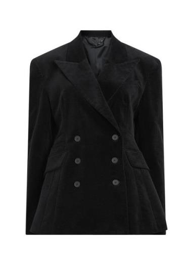 Sevenh Cord Blazer Blazers Double Breasted Blazers Black AllSaints