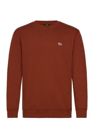 Plain Crew Sws Tops T-Langærmet Skjorte Orange Lee Jeans