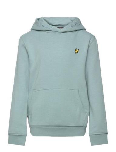 Pullover Hoodie Tops Sweatshirts & Hoodies Hoodies Blue Lyle & Scott