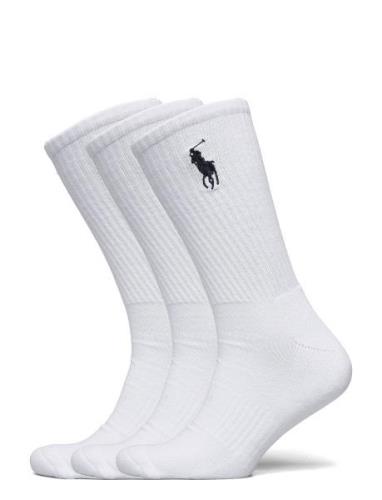 Big Pony Crew Sock 3-Pack Underwear Socks Regular Socks White Polo Ral...