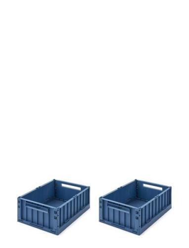 Weston Storage Box M 2-Pack Home Kids Decor Storage Storage Boxes Blue...