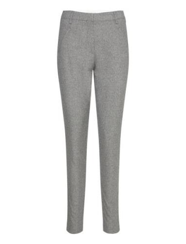 Angeliefv Pure Bottoms Trousers Slim Fit Trousers Grey FIVEUNITS