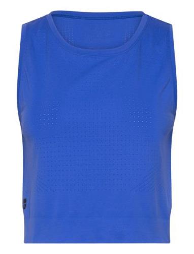 Box Tank Top Sport Crop Tops Sleeveless Crop Tops Blue Moonchild Yoga ...