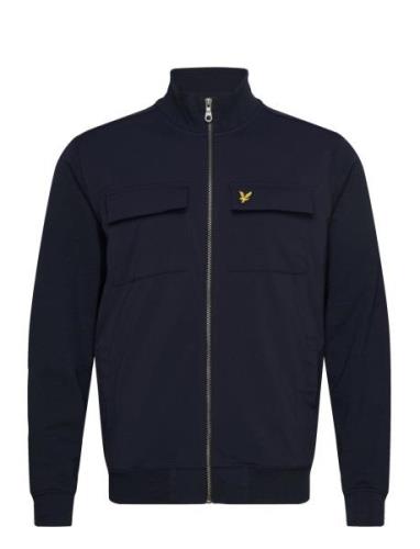 Hybrid Zip Track Jacket Tynd Jakke Navy Lyle & Scott