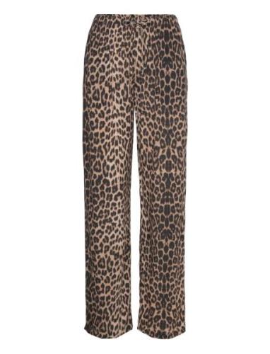 Trousers Bottoms Trousers Straight Leg Brown Sofie Schnoor