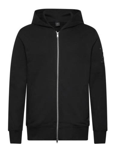 Hartsfield Zip-Up Tops Sweatshirts & Hoodies Hoodies Black Moose Knuck...