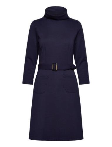 Kim Dress Knælang Kjole Navy Jumperfabriken