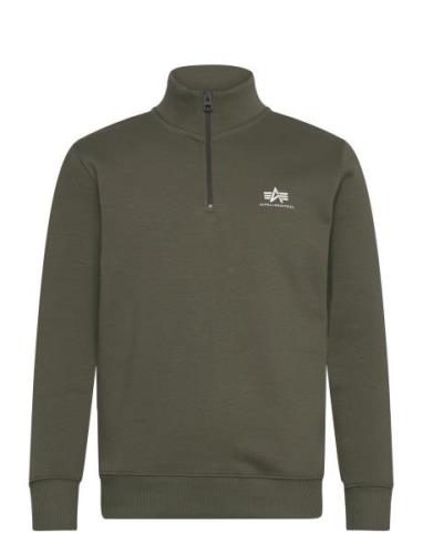 Half Zip Sweater Sl Tops Sweatshirts & Hoodies Sweatshirts Green Alpha...