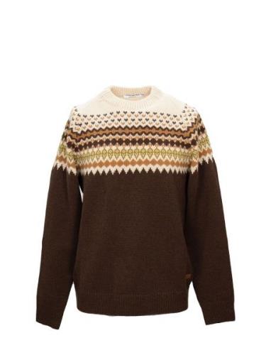 Sarek Sweater Tops Knitwear Long Sleeve Knitted Polos Brown Sätila Of ...