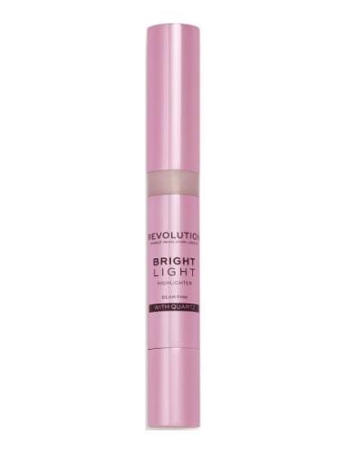 Revolution Bright Light Highlighter Beam Pink Highlighter Contour Make...