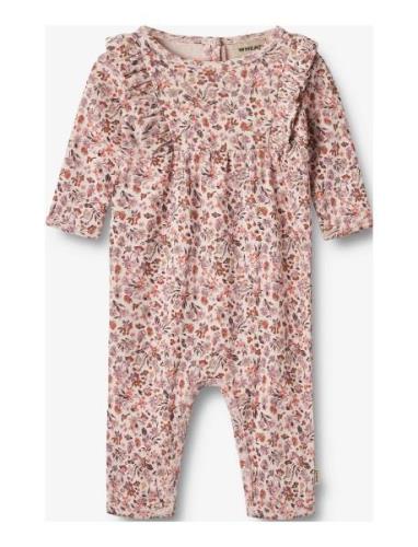 Jumpsuit L/S Kira Langærmet Body Pink Wheat