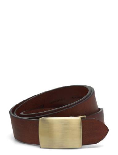 Tolken Accessories Belts Classic Belts Brown Saddler