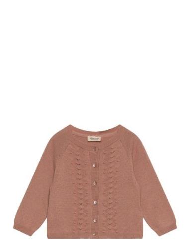 Totti Tops Knitwear Cardigans Pink MarMar Copenhagen