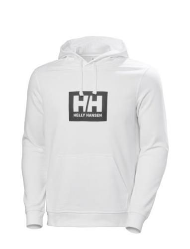 Hh Box Hoodie Sport Sweatshirts & Hoodies Hoodies White Helly Hansen