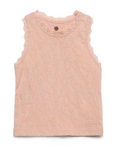 Gate Sl T-Shirt Tops T-shirts Sleeveless Pink En Fant