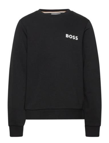 Sweatshirt Tops Sweatshirts & Hoodies Sweatshirts Black BOSS