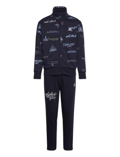 Lk Bluv Ts Sets Tracksuits Navy Adidas Sportswear