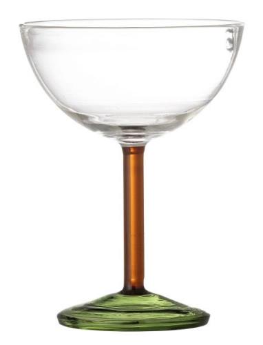 Martine Cocktail Glass Home Tableware Glass Cocktail Glass Green Bloom...