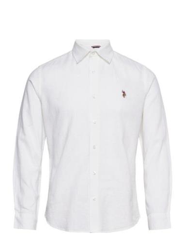 Uspa Shirt Bolt Men Tops Shirts Casual White U.S. Polo Assn.