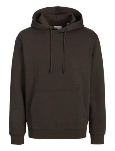 Jjebradley Sweat Hood Noos Tops Sweatshirts & Hoodies Hoodies Brown Ja...