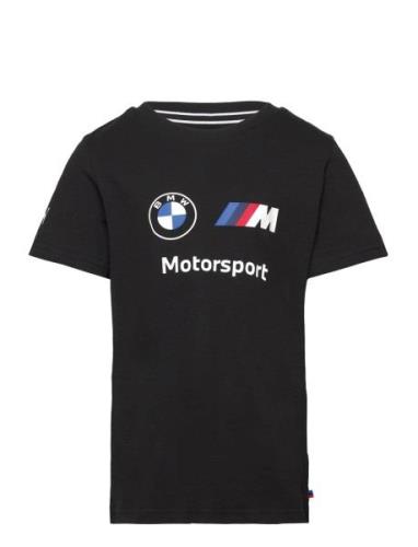 Bmw Mms Kids Ess Logo Tee Sport T-Kortærmet Skjorte Black PUMA Motorsp...