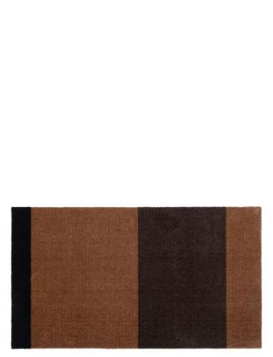 Floormat/Carpet Cognac Stripes 67X120 Cm Home Textiles Rugs & Carpets ...