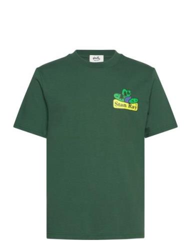 Tejas Stack Tee Designers T-Kortærmet Skjorte Green Stan Ray