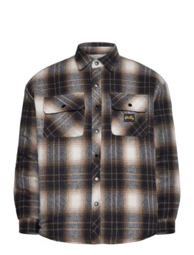 Quilted Plaid Overshirt Designers Overshirts Brown Stan Ray