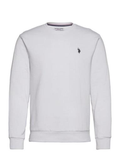 Adler Sweat O-Neck Tops Sweatshirts & Hoodies Sweatshirts White U.S. P...