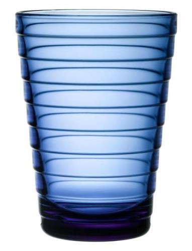 Aino Aalto Tumbler 33Cl 2Pc Home Tableware Glass Drinking Glass Blue I...