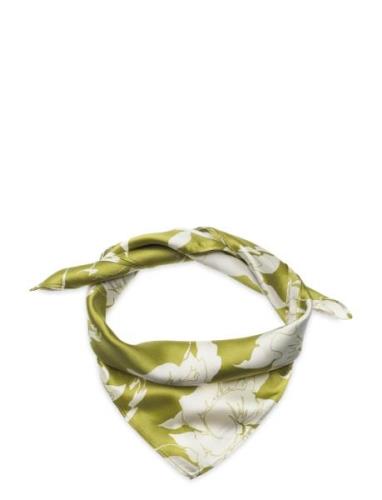 Rhjoan Square Scarf Accessories Scarves Lightweight Scarves Green Rose...