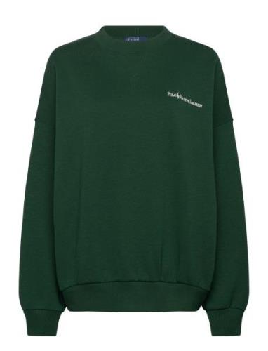 Vintage Fleece-Lsl-Sws Tops Sweatshirts & Hoodies Sweatshirts Green Po...