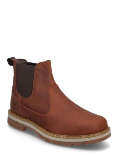 Britton Road Mid Chelsea Boot Rust Full Grain Støvlet Chelsea Boot Bro...