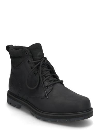 Britton Road Mid Lace Up Waterproof Boot Black Full Grain Snørestøvler...