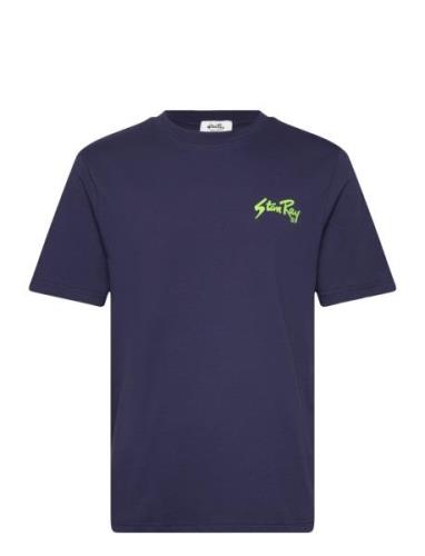 Stan Og Tee Tops T-Kortærmet Skjorte Navy Stan Ray