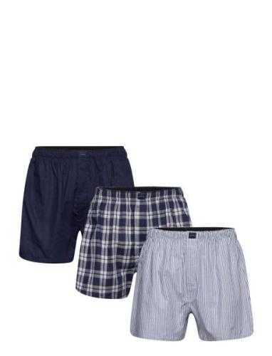 Boxer Trad 3Pk Underwear Boxer Shorts Navy Calvin Klein