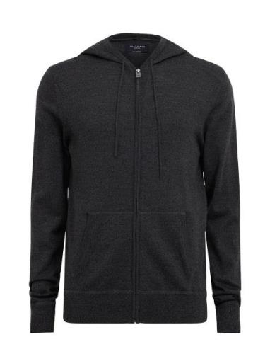 Mode Merino Zip Hoody Tops Sweatshirts & Hoodies Hoodies Grey AllSaint...