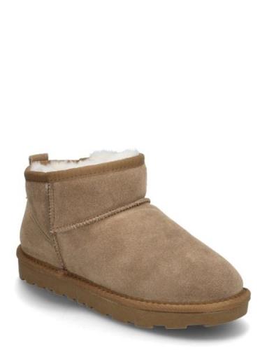 Teddy Boot Low Boots Støvler Beige Sofie Schnoor