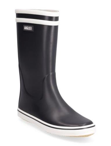 Ai Malouine 2 Marine/Blanc Gummistøvler Sko Black Aigle