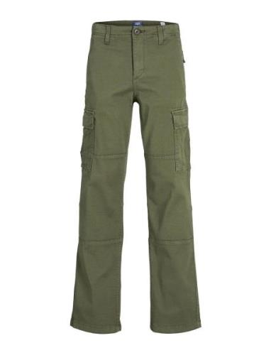 Jpstkane Jjharlow Cargo Noos Jnr Bottoms Khaki Green Jack & J S