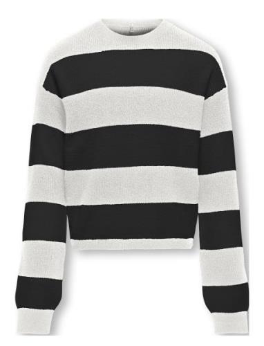 Kogfranca Short L/S Stripe Knt Noos Tops Knitwear Pullovers Multi/patt...