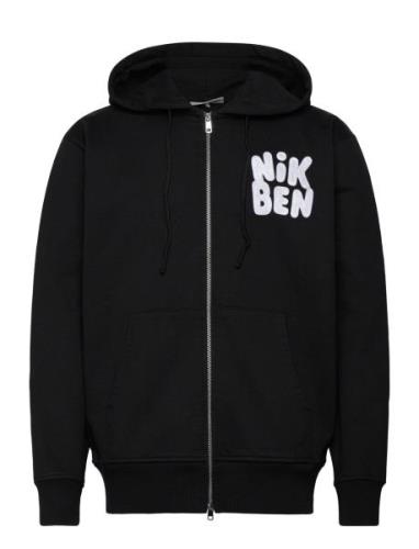 Nb Core Zip Hood Black Designers Sweatshirts & Hoodies Hoodies Black N...