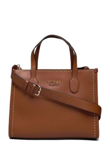 Silvana 2 Compartment Tote Bags Totes Brown GUESS