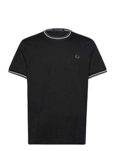 Twin Tipped T-Shirt Designers T-Kortærmet Skjorte Black Fred Perry