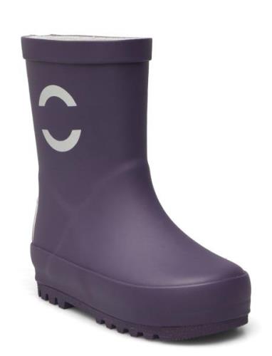 Wellies - Solid Shoes Rubberboots High Rubberboots Purple Mikk-line