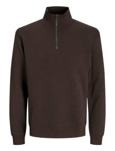 Jjebradley Sweat Half Zip Noos Tops Sweatshirts & Hoodies Sweatshirts ...